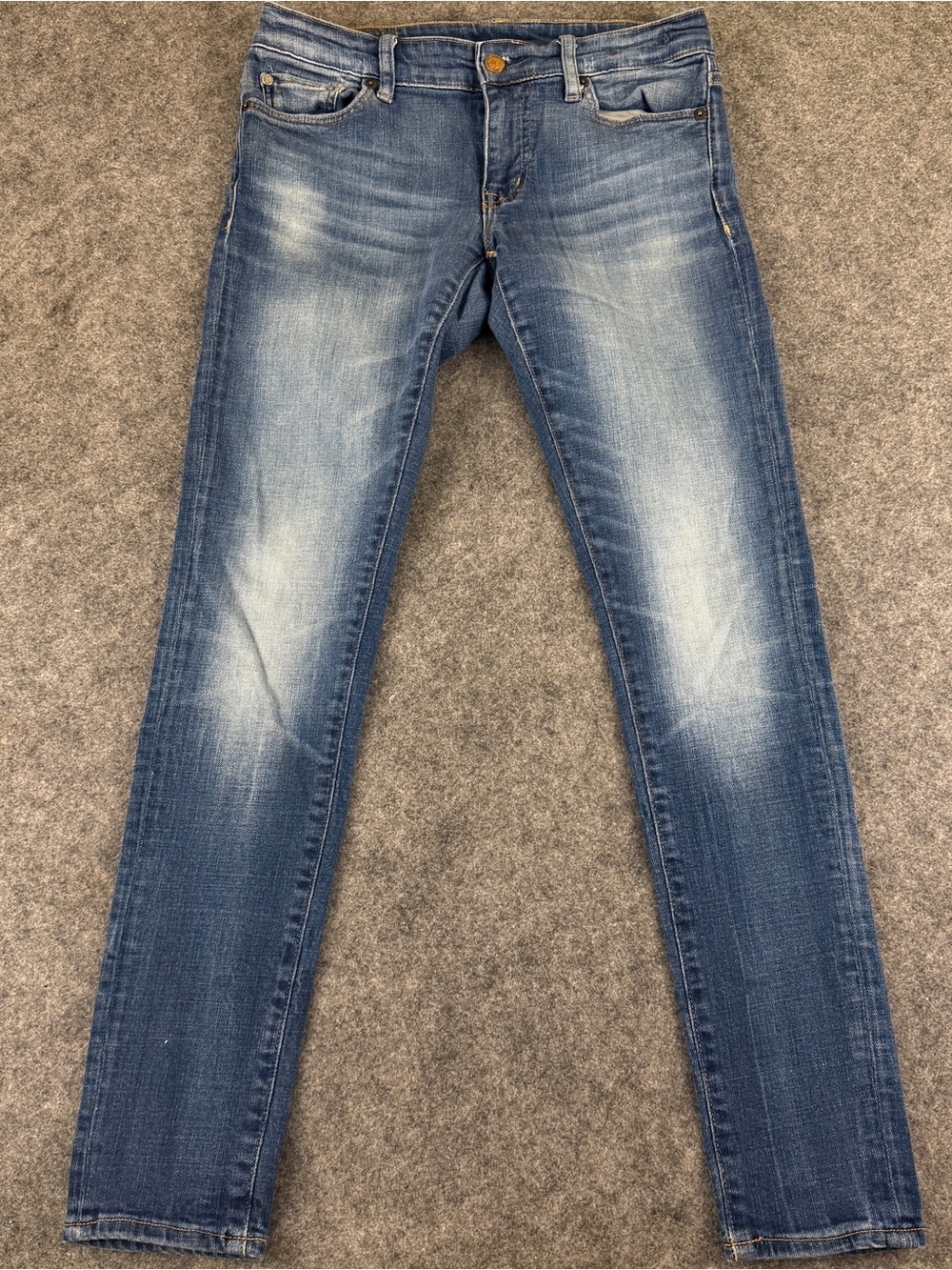 Denim & Supply Ralph Lauren Skinny Jeans Womens Size 28 Medium Wash Blue Stretch